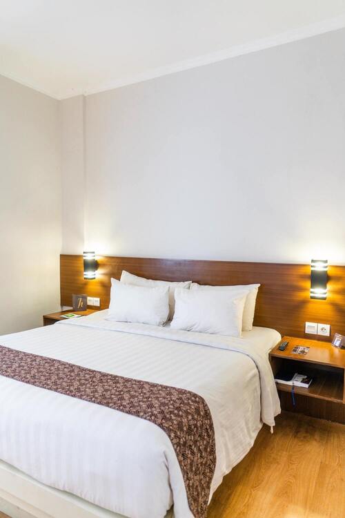 Photo Hotel Tout bleu et blanc